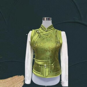 New Mongolian Clothing Women’s Restaurant Work Clothes Minority Dance Costume Waistcoat Vest