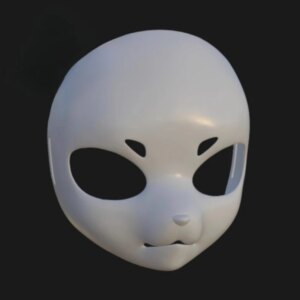 Animal Skull 3D Printing Japanese Kig Skull Furuit Animal Costume Production Materials