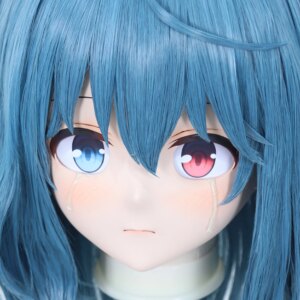 Customize Character Female/Girl Resin Kig Full Head With Lock Anime Cosplay Japanese Anime Kigurumi Mask