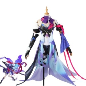 Seele Cosplay Costume Game Honkai Star Rail Belobog Babochka Seele Purple Dress Suit Halloween Party Role Play Outfit
