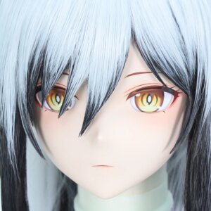 Customize Character Female/Girl Resin Kig Full Head With Lock Anime Cosplay Japanese Anime Kigurumi Mask