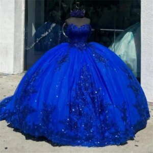Glitter Princess Ball Gown Quinceanera Dresses For Sweet 16 Customized Beaded Lace Appliques Vestidos De 15 Quinceañera 2025