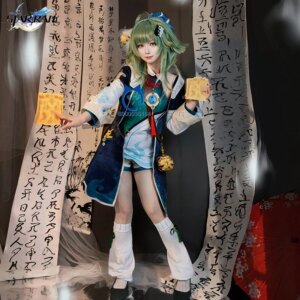Game Honkai: Star Rail Huohuo Cosplay Costume High Quality Anime Clothes Full Set Role Play Halloween Party Comic Con Love Live
