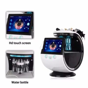 Deep Cleaning Facial Machine 7 in 1 Smart Ice Blue Facial Beauty Machine With Skin Analyzer Skin Rejuvenation Equipment