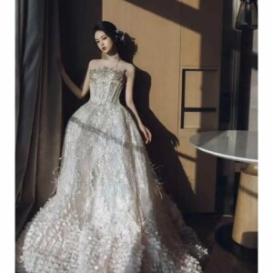 Wholesale High Quality African French Beaded Lace Fabric 2025 Sewing Sequins Embroidery Nigeria Lace Fabric for Party Dresses