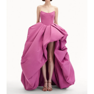 Fashion Classic Prom Gowns For Women Strapless Sleeveless Side Split Unique Design Custome Banquet Dresses