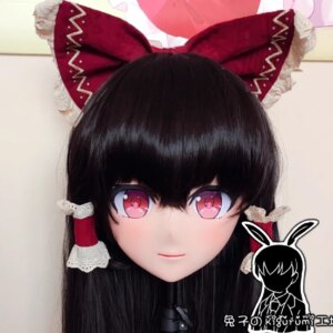 (RB2424)Customize Full Head Quality Handmade Female/Girl Resin Japanese Anime Cartoon Character Kig Cosplay Kigurumi Mask