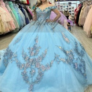 Luxury Mexican Women Pageant Birthday Party Dresses Off Shoulder Lace Applique Puffy Sweet 16 Prom vestidos de 15 quinceañera