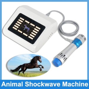 Animals Shockwave Therapy Machine For Horse Pain Relief Veterinaria Shock Wave Equipment Veterinary Use Body Massager 300MJ