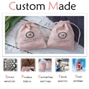 Custom Link for velvet bag flannel bag thick velvet bag