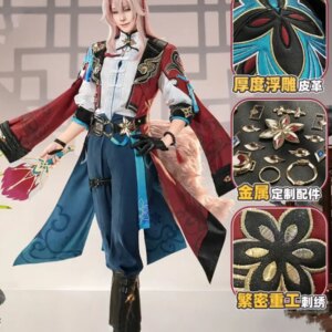 Honkai: Star Rail Jiao Qiu Men Cosplay Costume Cos Game Anime Party Uniform Hallowen Play Role Clothes Clothing