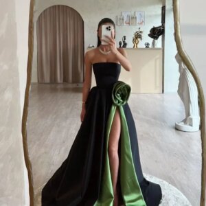 Customized Evening Dresses Floor Length Longo Formal Dress Women Elegant Shiny Dress Dresses سيرين سيرين لفساتين السهرة