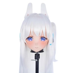 Full headband lock Customize Full Crossdress Doll Resin Masks Cartoon Character Kig Cosplay Japanese Anime Kigurumi Masks