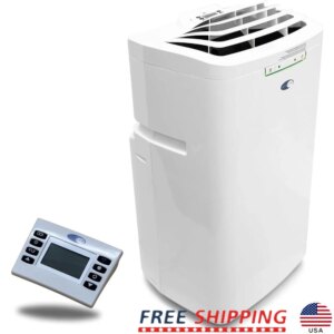 11,000 BTU Portable Air Conditioner with Dehumidifier and Fan 350 Sq Ft Room Quiet Energy Efficient Multi-Functional Cooling