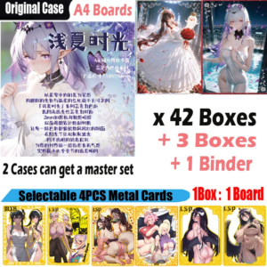 A4 Goddess Board ” Summer Time ” Waifu Collection Card Hobby Genshin CCG Card Shenhe Doujin Toys Board Gifts