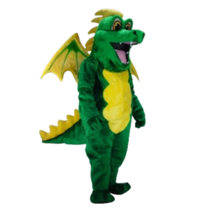 Green Pterosaur Dinosaur Dragon Mascot Costume Cartoon Character Advertising Performance Costumes for Party Carnival SW766