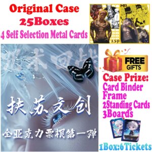 Newest Wholesale Fusu Culture Jujutsu Kaisen Ticket Card JJK Trading Palying Card Anime Gojo Nanami ACG TCG Hobbies Gift