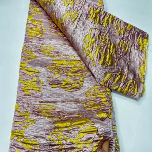 African Brocade Jacquard Lace Fabric 2024 High Quality 5Yards Net Lace French Gilding Lace Fabric For Wedding Dress