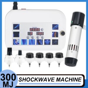 Professional Shockwave Therapy Machine Effectively For Shoulder Neck Pain Relief ED Treatment 300MJ Shock Wave Instrument