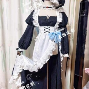 ViVi-Cos Wuthering Waves The Shorekeeper Maid Cosplay Costume Cos Game Anime Party Uniform Hallowen Play Role Clothes Clothing