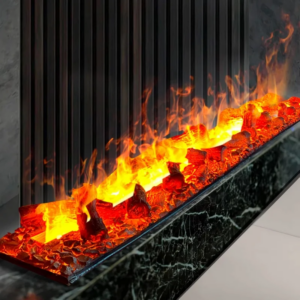 CX506PO Home 3D embedded Fireplace RGB Bar Villa Simulated Charcoal Flame Decoration Humidifier Electronic Fireplace Core