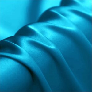 140cm wide silk fabric 19 momme elastic satin heavy solid color 1.4meter summer