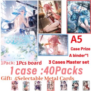 New A5 Size Goddess Waifu Boards Sweet Dream Journey Wave 2 Doujin Booster Box Hobby Game Card Spicy Rare Card ToyAnd Gifts