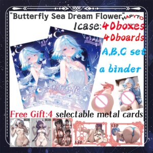 2025 Newest Butterfly Sea Dream Flower A5 Waifu Goddess Story Collection Card Swimsuit Bikini Booster Box Habbies Gift