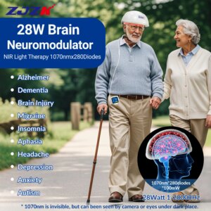 ZJZK Gifts For Parkinsons Patients Improve Memory Biofeedback Devices 1070nmx280diodes For Anxiety Neurodegenerative Dementia
