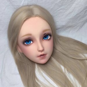 Customized rossdressing Resin Cosplay OR Kigurumi Male To Female Mask Anime characters Transgender Drag Queen And wigs Mask