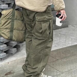 2024 VISVIM workwear pants trendy heavy Industry washed military style casual pants KZ1041