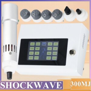 Shockwave Therapy Machine 300MJ For ED Treatment Physiotherapy Shock Wave Massager Relieve Tendon Pain Massage New Tech Handle