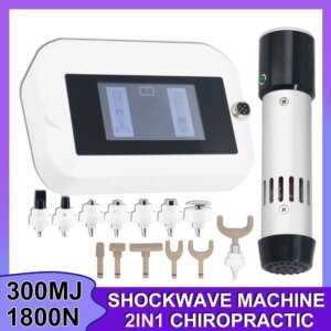 300MJ Shockwave Therapy Machine ED Treatment Electric Chiropractic Ajusting Tools Spine Shoulder Muscle Relaxation Physiotherapy