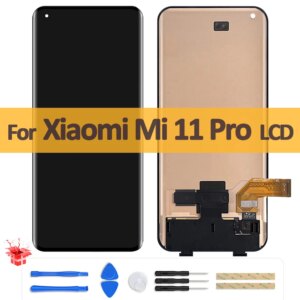 6.81″ AMOLED For Xiaomi Mi 11 Pro LCD Display Touch Screen Digitizer Assembly For Xiaomi 11 Pro Screen Replacement Repair Parts