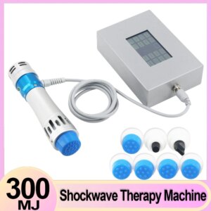 Shockwave Therapy Machine For ED Treatment 7 Heads Relieve Muscle Pain Fatigue Relax Deep Body Massage 300MJ High Energy