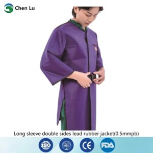 x-ray protective lead clothes Hospital/factory nuclear radiation protection 0.35mmpb long sleeved double-sided lead overcoat