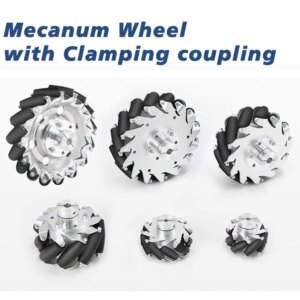 4pcs/set 40KG Load 100mm Mecanum Wheel with Hugging Style Couplings DIY Big Load Robot Car