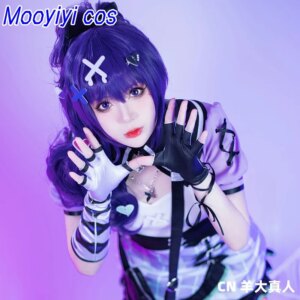 Asahina Mafuyu Cosplay Costume for Halloween Christmas Comic Exhibition Game PJSK Size S-XL New Mooyiyi Sexy Lolita dress