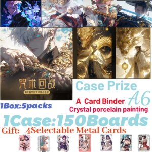 North Star Acrylic Jujutsu Kaisen JJK Colection Cards Booster Box Gojo Satoru Nanami Sukuna Hobby Chrismas Gift