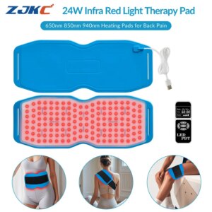 660nm 850nm 940nm Heating Pad for Shoulder and Arm Red Infared Light Phototherapy Treatment for Pain Relief Body Wrap 24W