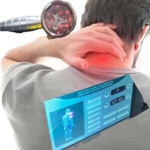 HLKGO Best Home Cold Laser Therapy Device 650nmx11diodes+808nmx5diodes Infrared Laser For Pain Relieve