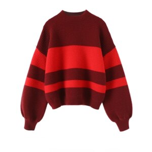 100% Cashmere Winter Warm Sweater Women New Designer Latest Fashion for Women Clothes High Street Long Sleeve Top