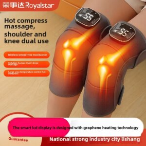 Knee massager electric heating knee pad heating warming hot compress joint wormwood hot compress ladies leggings