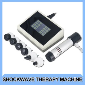 Shockwave Therapy Machine With 7 Heads Physiotherapy Body 300MJ Shock Wave Device Patellar Tendinitis Pain Relief Massage Body