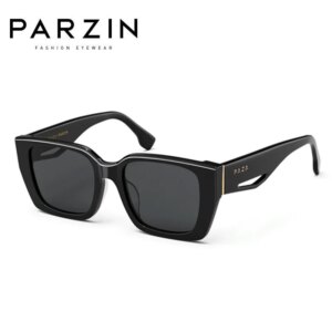 PARZIN Polarized Sunglasses Women Retro Polygonal Large Frame Round Face Sunglasses Male UV Protection New 12709