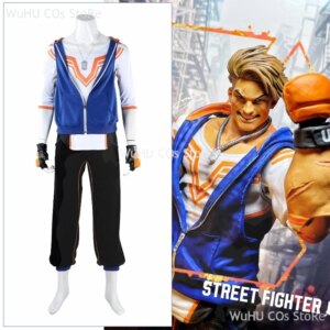 Luke Cospaly Costume Game Street Fighter 6 Cosplay Man Disguise Halloween Carnival Party Outfits
