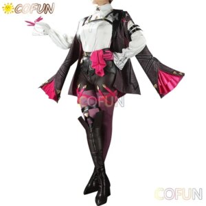 COFUN Honkai: Star Rail Kafka Cosplay Costume Halloween Uniform Party Role Play Outfit Game Suit Clothing Anime Dress