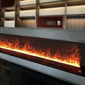 3D Water Electric Fireplace Mist Fireplace Embedded Realistic Mist Flame Remote Control APP Interior Decoration Steam Fireplace