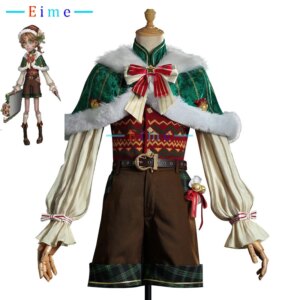 Edgar Valden Cosplay Costume Game Identity V Painter Cosplay Christmas Party Suit Halloween Uniforms Custom Made