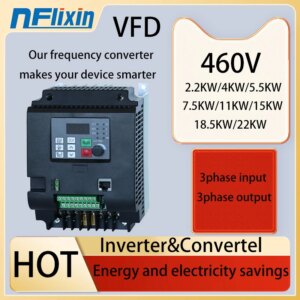 NF High Frequency Inverter 460V 2.2/4/5.5/7.5/11/15/18.5/22kW  Energy Saving CE Certified
